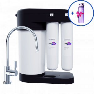 Аквафор DWM-102S Pro + Фильтр-бутылка Сити